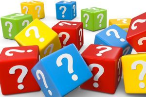 What is hypnosis coloured dice with question marks